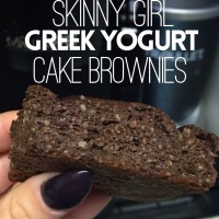 Greek Yogurt Chocolate Cake Brownies